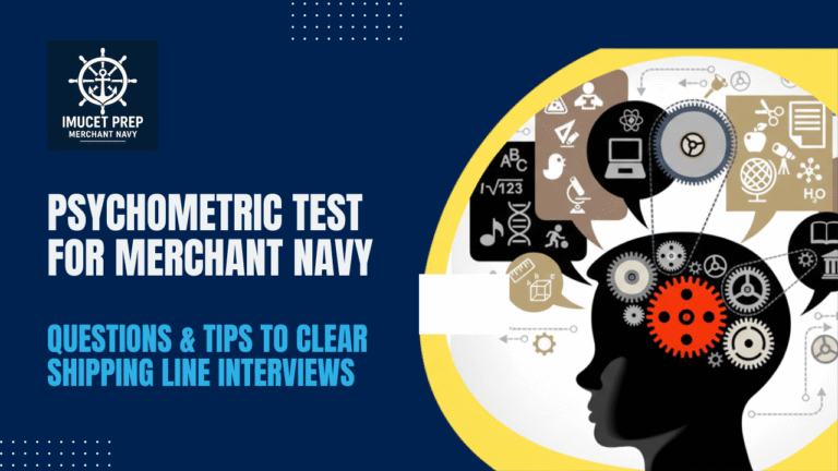 Psychometric Test for Merchant Navy