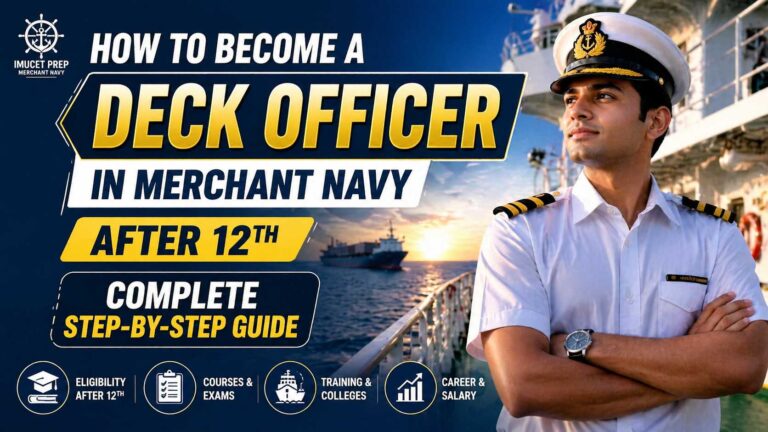 Deck Officer in Merchant Navy After 12th