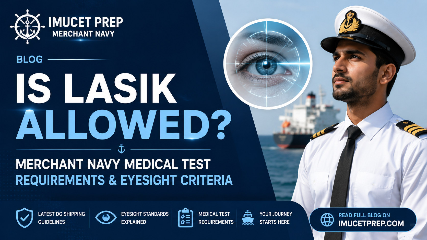 Merchant Navy medical test requirements