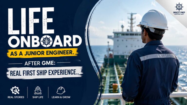 Life Onboard as a Junior Engineer